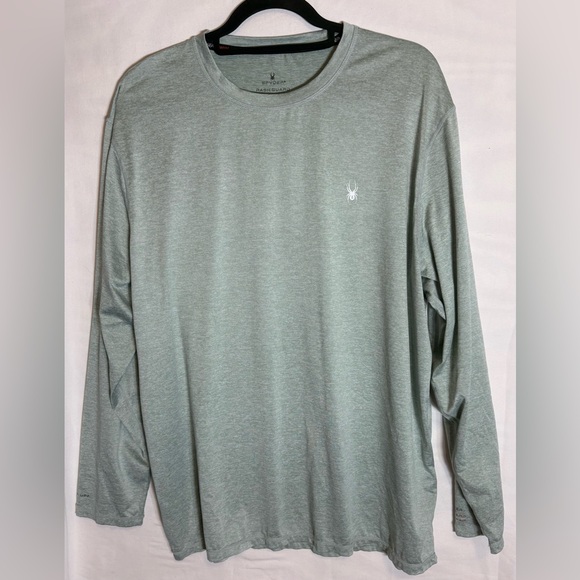 Spyder Men’s XL Light Greenish Gray Shirt - Picture 1 of 6